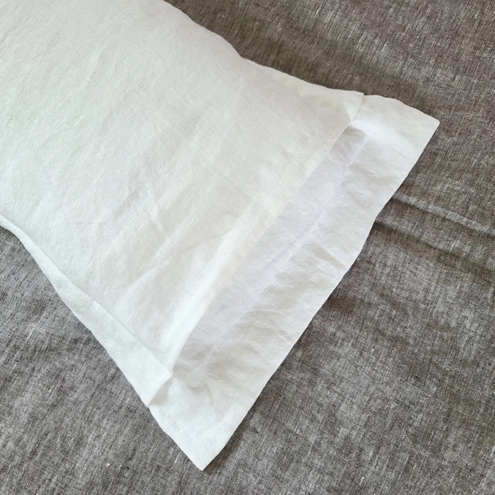 Lumbar Linen Pillow Cover, Oxford Linen Pillow Sham, Custom Lumbar pillowcase